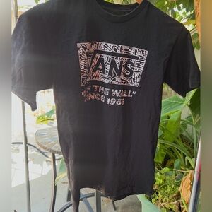 Vans Black and White Graphic Tee